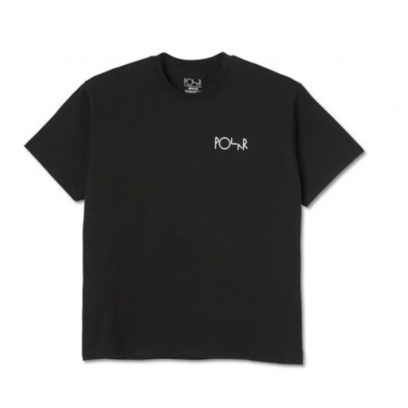 PSC-Stroke Logo Tee -Black-L