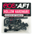Ace AF1 HOLLOW Bolts w/ Grippers Allen 1"