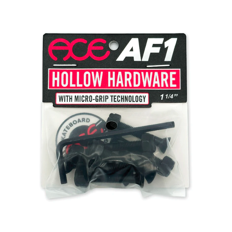 Ace AF1 HOLLOW Bolts w/ Grippers Allen 1 1/4"